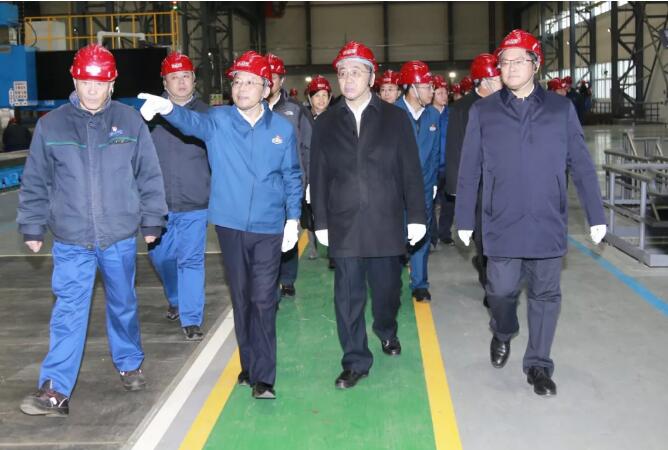 雷凡培、楊金成到渤船集團調研